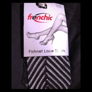 👠 Plus size 3X/4X Fishnet knit black tights 👠